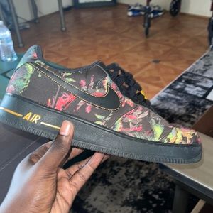 Nike Air Force one floral print